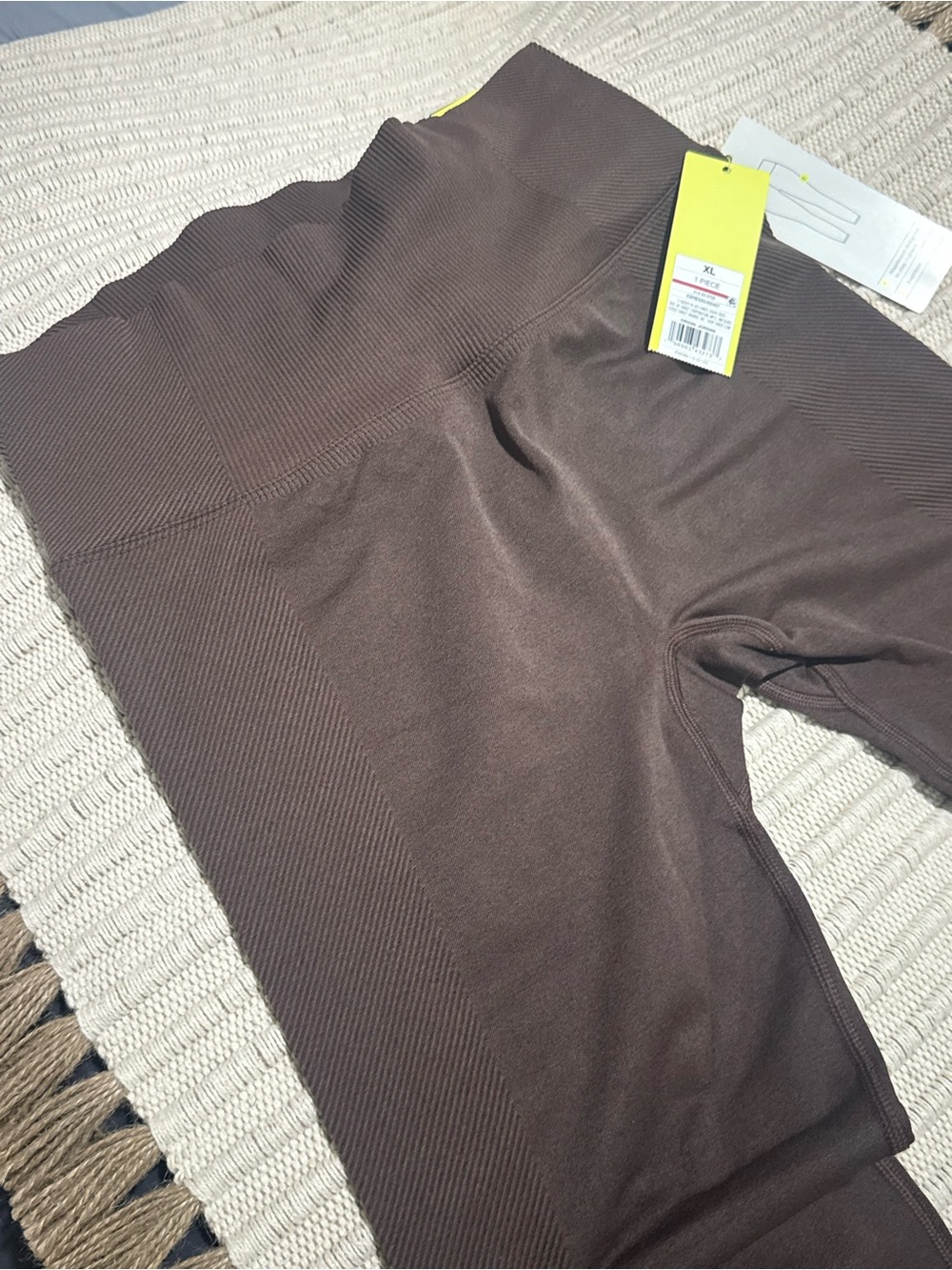 Target Brown Ribbed Leggings - Picture 3 of 7